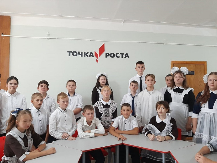 Открытие центра "Точка роста".